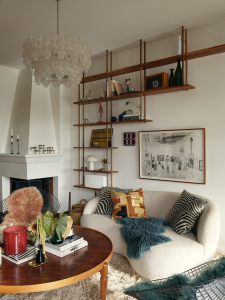 Необычная двухэтажная квартира в Стокгольме с видовой террасой