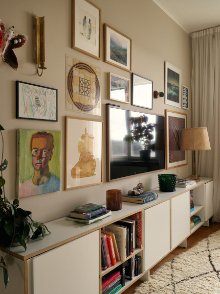 Необычная двухэтажная квартира в Стокгольме с видовой террасой