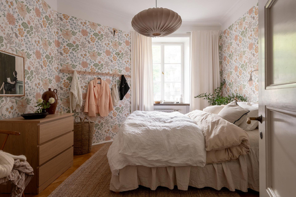 Осенняя гостиная и летняя спальня: квартира в Гетеборге (79 кв. м) Осенняя гостиная и летняя спальня: квартира в Гетеборге (79 кв. м)