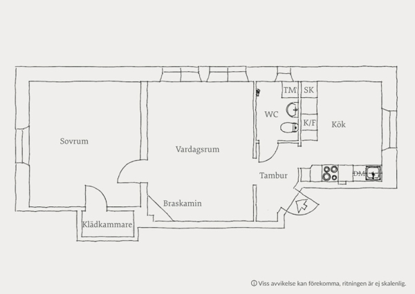 Пастельно-голубой диван и много текстиля: мягкий интерьер в Швеции (61 кв. м)