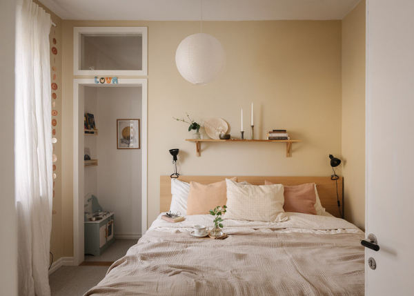 Приятный спокойный интерьер квартиры рядом с озером в Швеции (59 кв. м) Приятный спокойный интерьер квартиры рядом с озером в Швеции (59 кв. м)