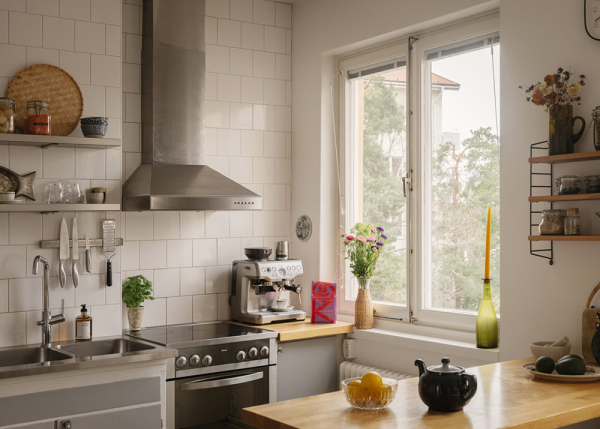 Приятный спокойный интерьер квартиры рядом с озером в Швеции (59 кв. м) Приятный спокойный интерьер квартиры рядом с озером в Швеции (59 кв. м)