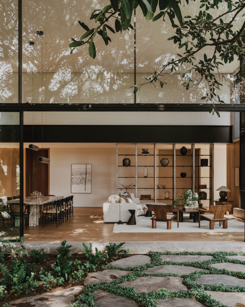 Стеклянные стены и стильный дизайн: современный дом в Мексике Стеклянные стены и стильный дизайн: современный дом в Мексике