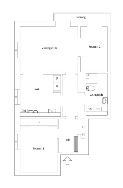 Свет и натуральное дерево: уютный современный интерьер в Стокгольме (74 кв. м) Свет и натуральное дерево: уютный современный интерьер в Стокгольме (74 кв. м)