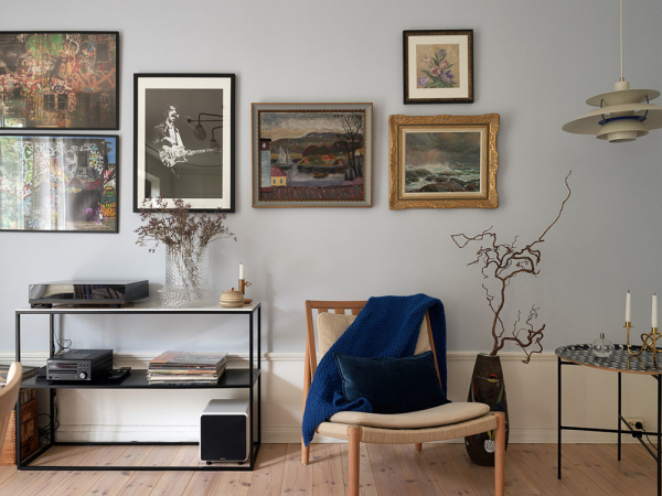 Уютная двухэтажная квартира с небольшой террасой на окраине Стокгольмa