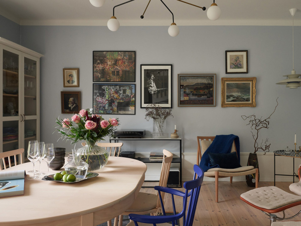 Уютная двухэтажная квартира с небольшой террасой на окраине Стокгольмa