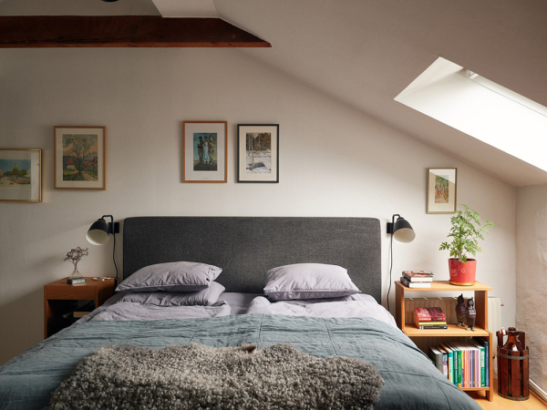 Уютная двухэтажная квартира с небольшой террасой на окраине Стокгольмa