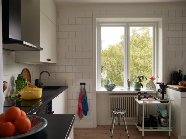 Уютная двухэтажная квартира с небольшой террасой на окраине Стокгольмa