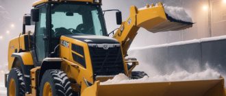 Вывоз снега с погрузкой: цена за 1 м3