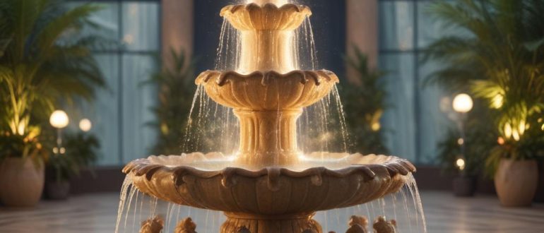 Декоративные и интерьерные фонтаны: виды, дизайн и уход